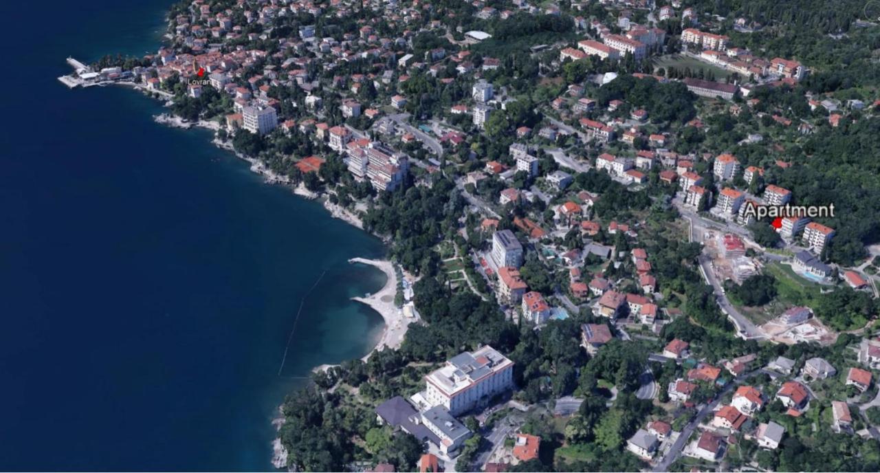 Apartment With Direct Sea View, Free Parking And Close To Beaches And Promenade Lovran Bagian luar foto